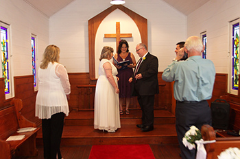 Marry Me Marilyn married Brenda from England & Gerry Irish born at St Margaret's Chapel Surfers Gold Coast 